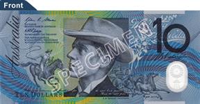 Australian $10 dollar Bill
